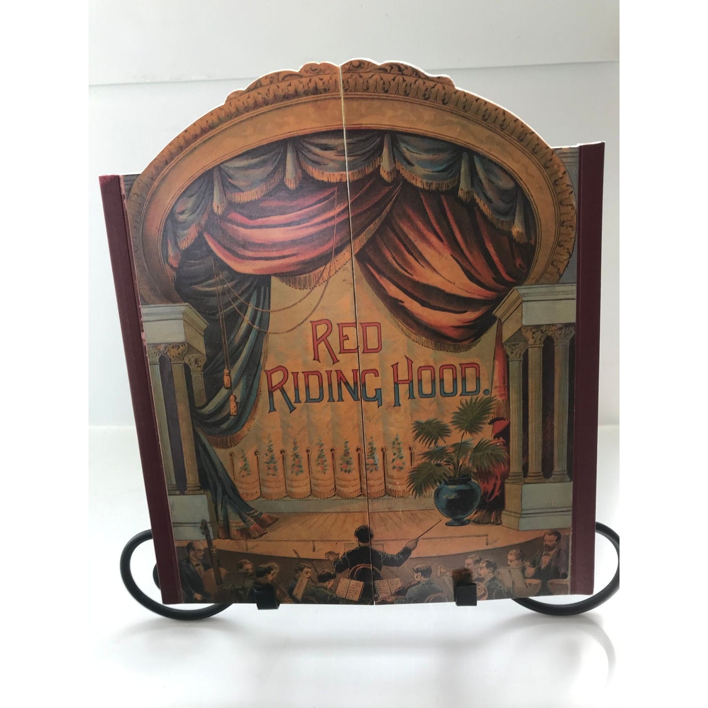 Vintage 1891 Scarce Victorian Book Red Riding Hood Theater Pantomime Toy Book By McLoughlin Replica Of The Antique Original