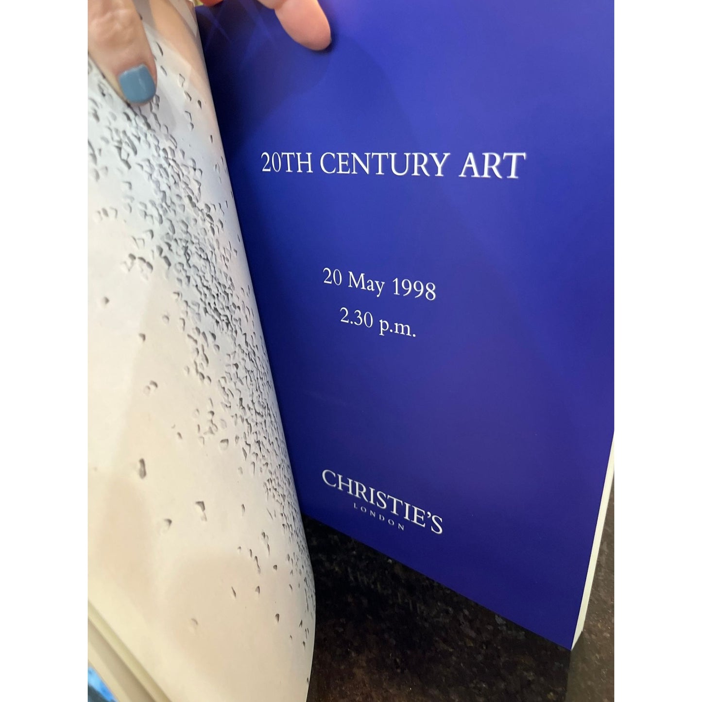 Christies 20th May 1998 Twentieth Century Art Christies Softcover London