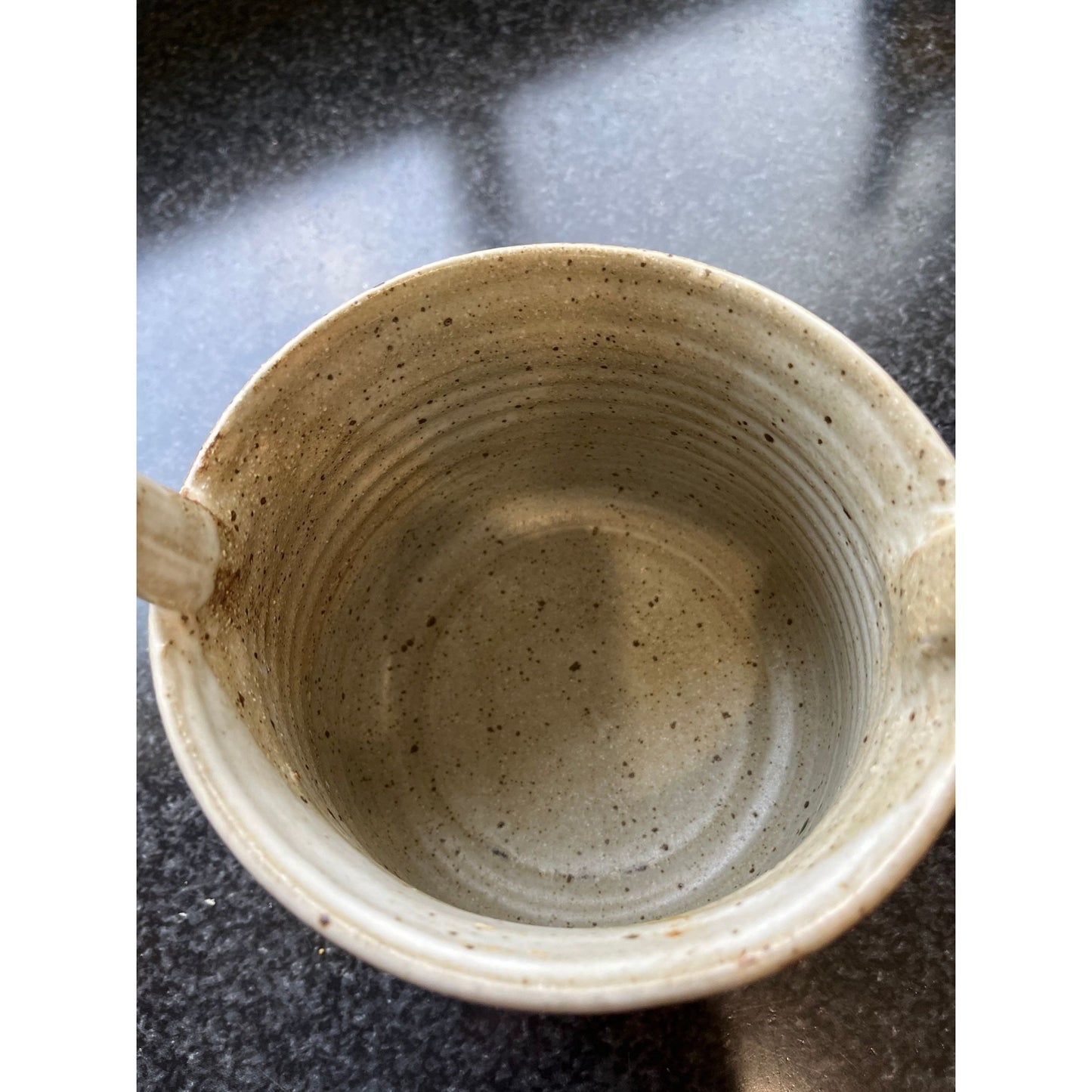 Vtg Handmade Studio Art Fine Pottery Ceramic Basket Glazed Beige Brown Signed By Artist NAHLER Barbara Nahler