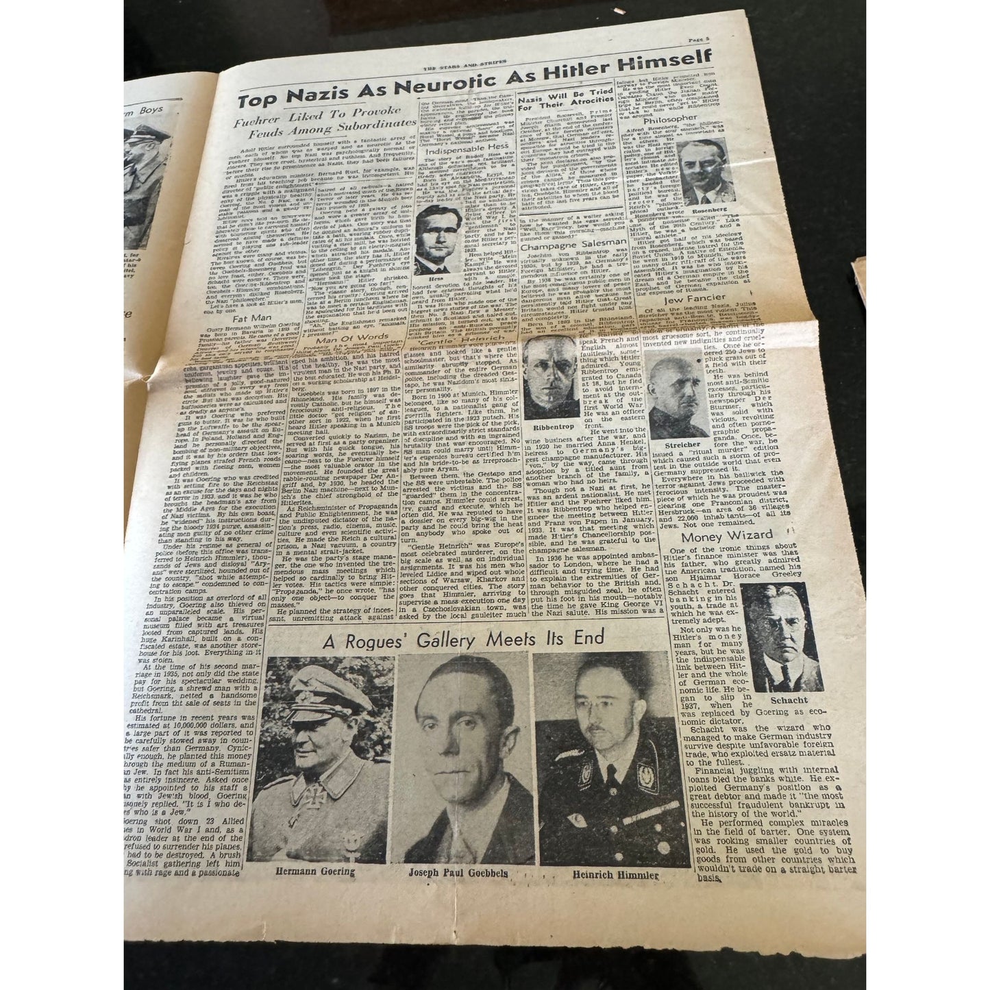 Vtg WWII Extra Extra The Stars and Stripes Mediterranean Tuesday August 14, 1945 Vol. 2 No. 55 Printed In Italy "Japs Say They Accept"