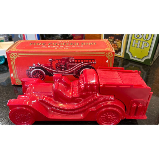 Avon 1910 Fire Fighter with Tai Winds After Shave Completely Full 6 FL OZ. With Original Box