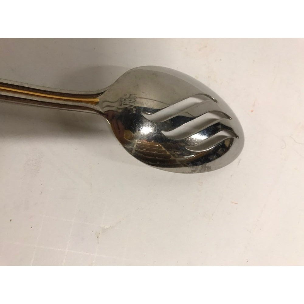 Mikasa Pierced Tablespoon Newport Gold (Stainless,Gold Accent) Serving Piece