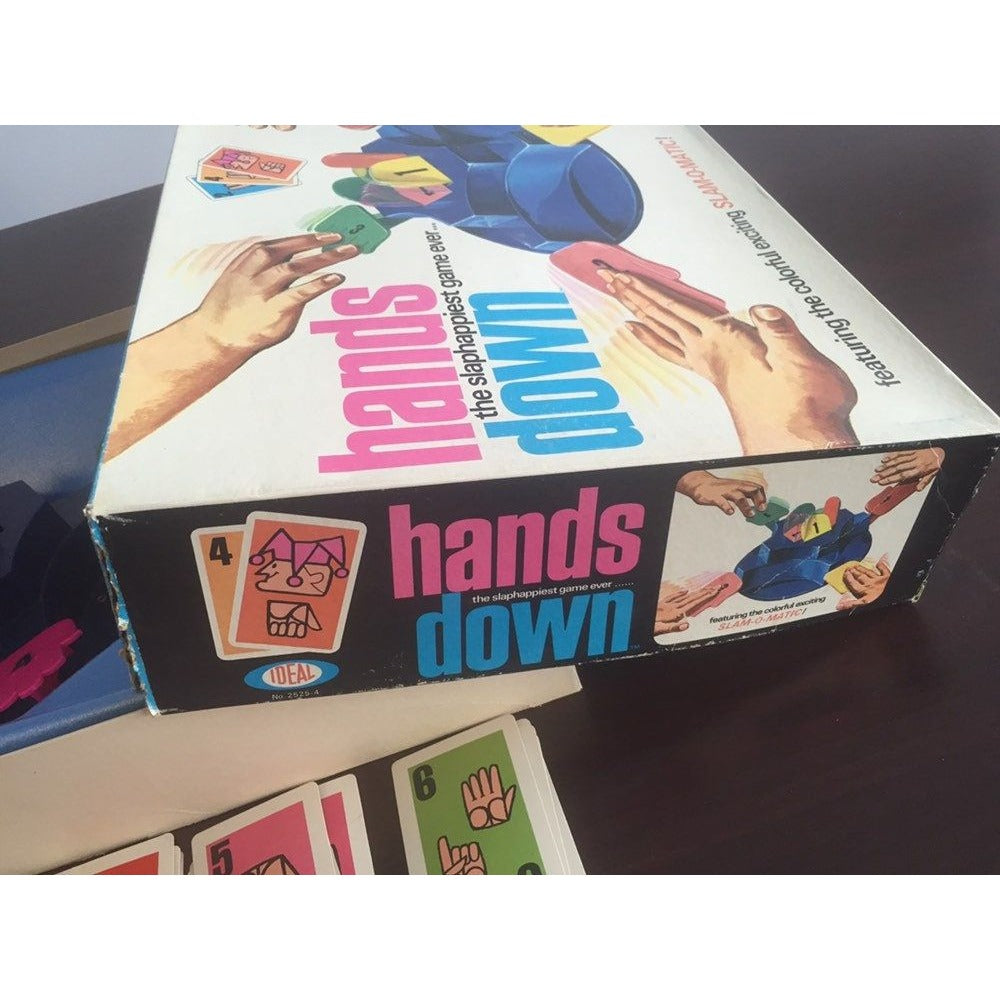 1964 Ideal Hands Down Slam-O-Matic Board Game Vintage Complete Game