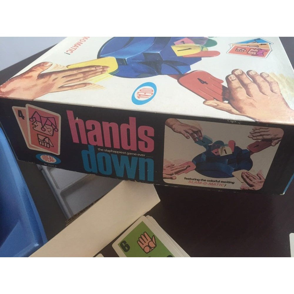 1964 Ideal Hands Down Slam-O-Matic Board Game Vintage Complete Game