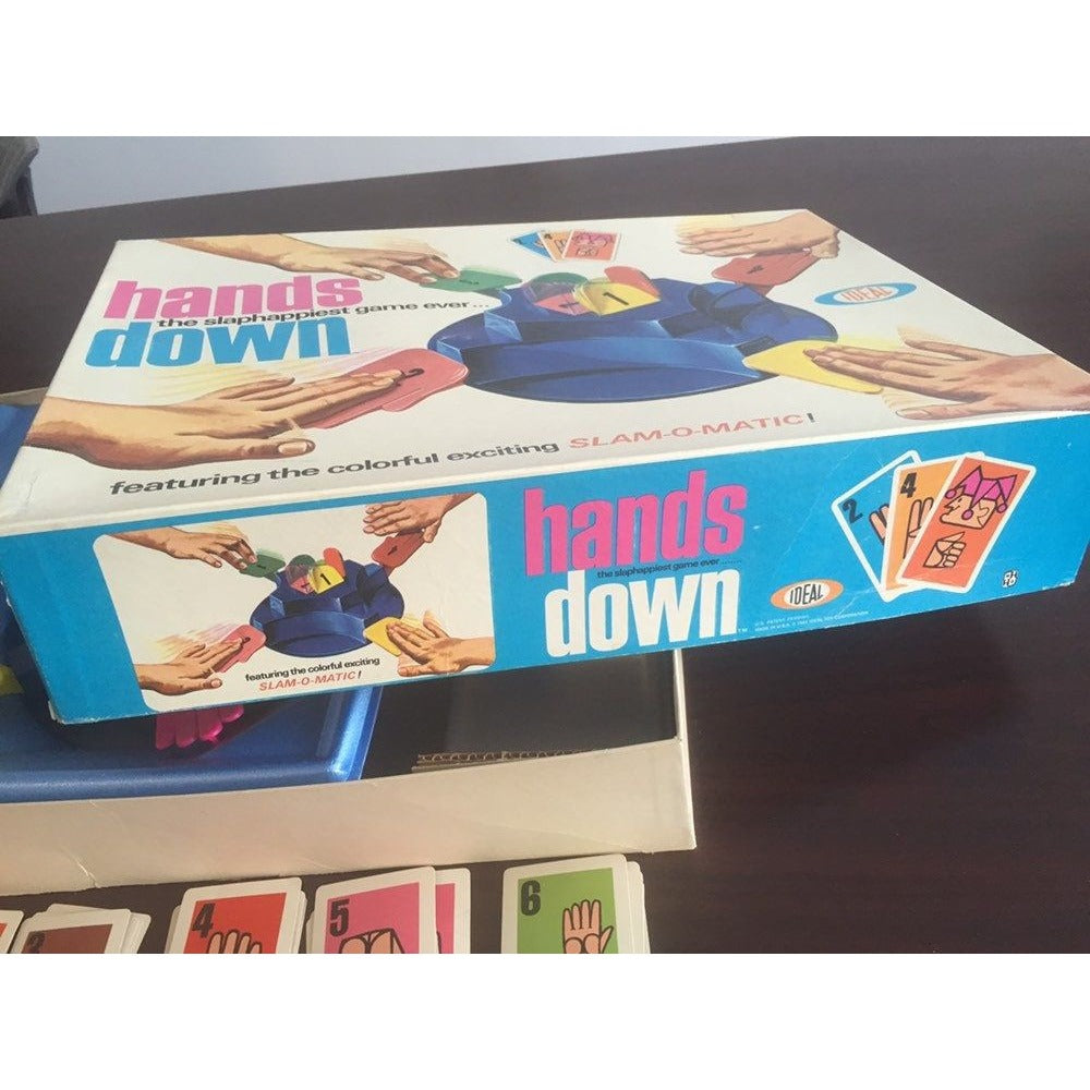 1964 Ideal Hands Down Slam-O-Matic Board Game Vintage Complete Game