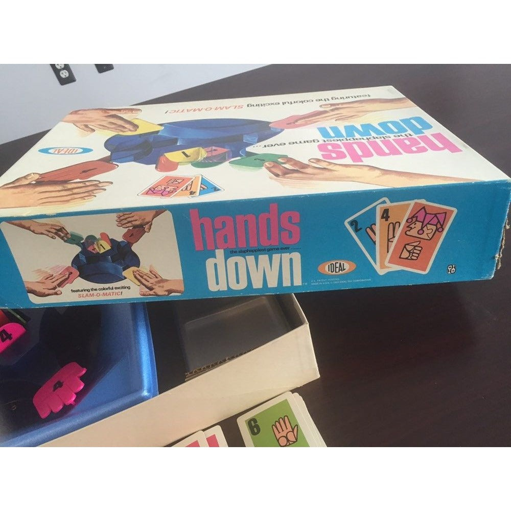 1964 Ideal Hands Down Slam-O-Matic Board Game Vintage Complete Game