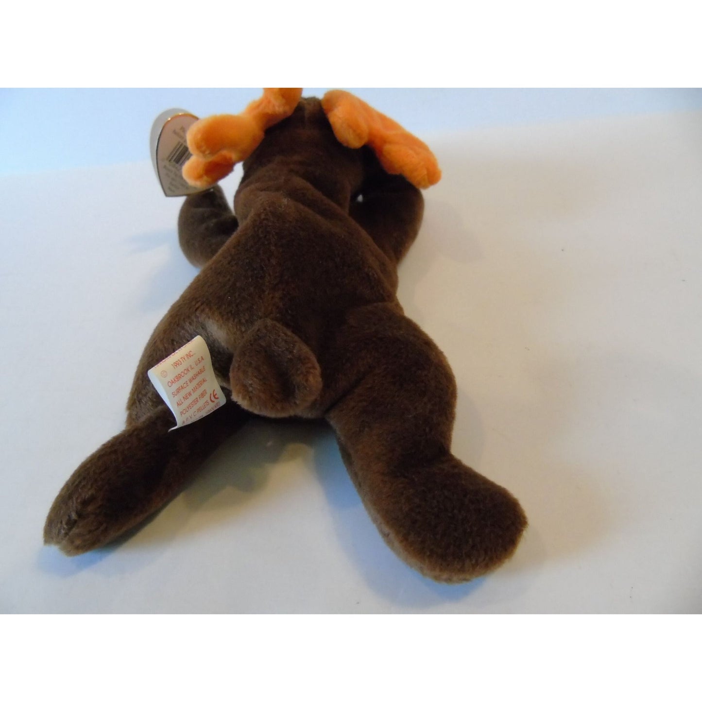 Ty Beanie Babies Chocolate The Moose Birth Date 4-27-93 Style No. 4015