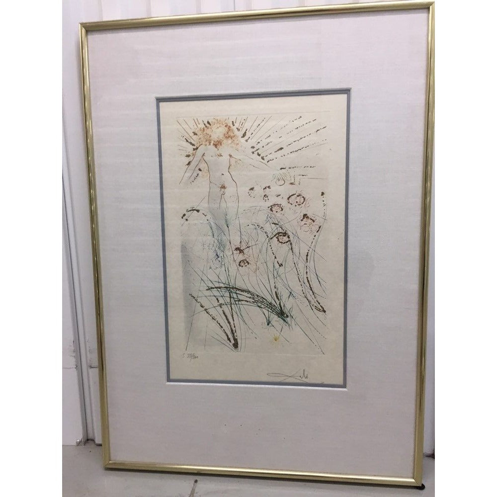 Salvador Dali 1971 “The Beloved Is As Fair” Song of Songs of Solomon Suite COA B. Ewell