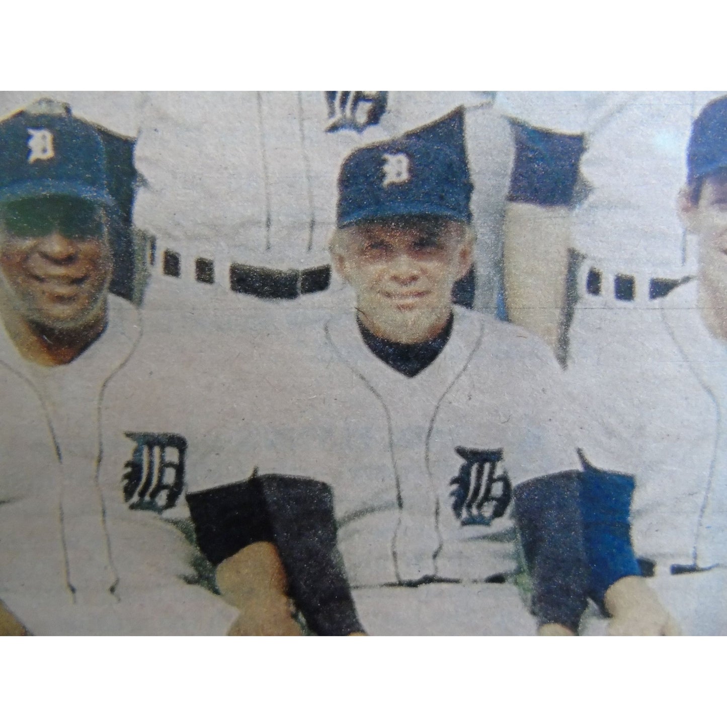 Vintage Detroit Tigers 1984 Team Poster Chris Chagnon Photography Detroit Michigan Framed