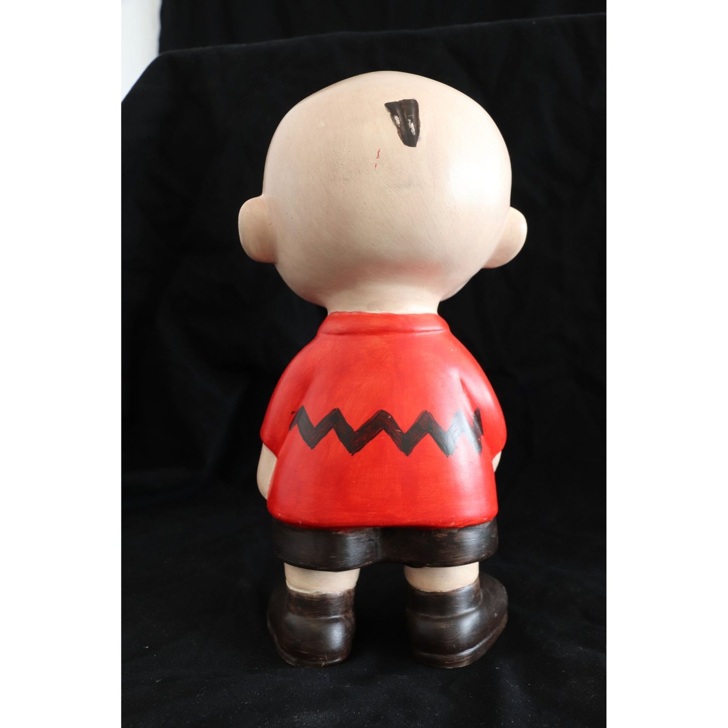 Vintage 1960's Charlie Brown Peanuts Character Ceramic Hand Made Hand Painted