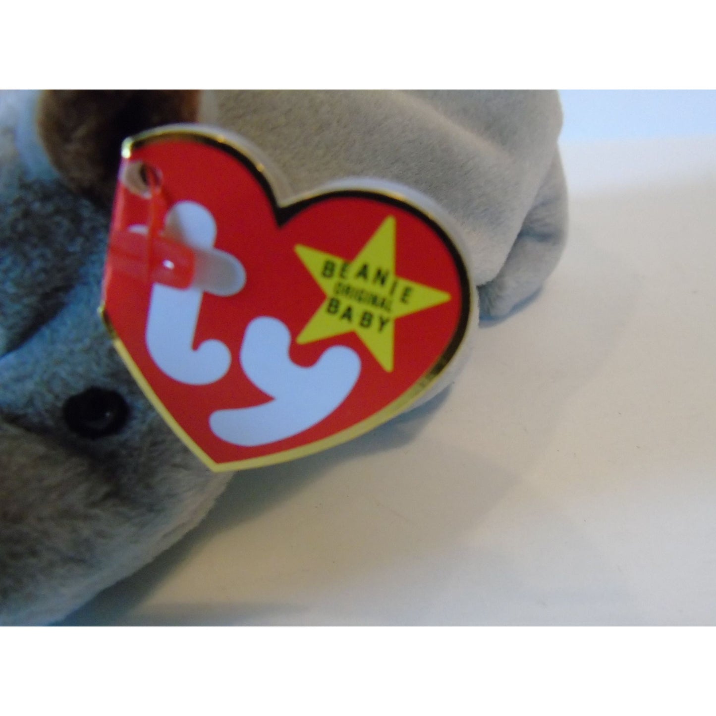 Ty Beanie Babies Spike The Rhino Birth Date 8-13-96 Style No. 4060