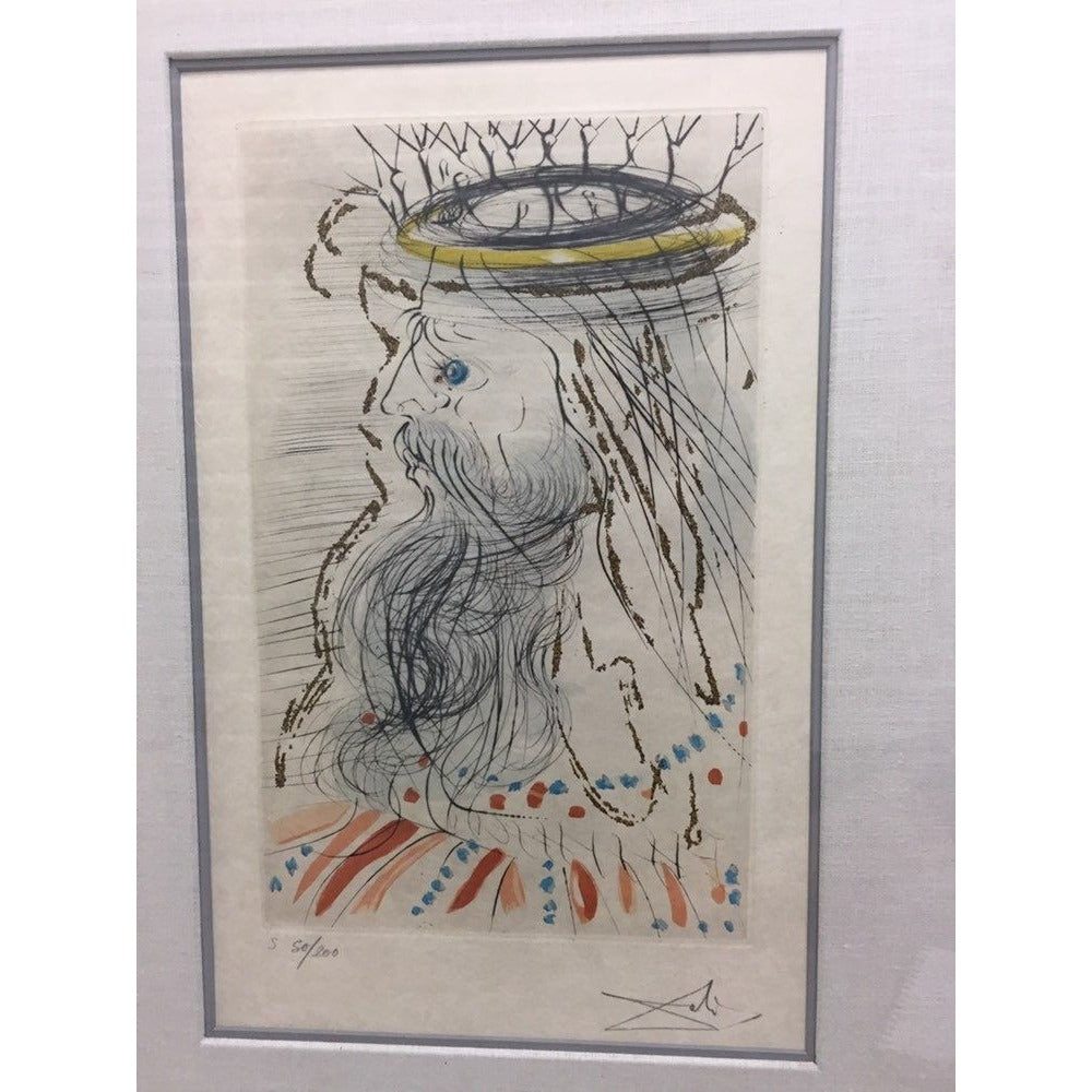 Salvador Dali 1971 “King Solomon” Song of Songs of Solomon Suite COA Bernard Ewell