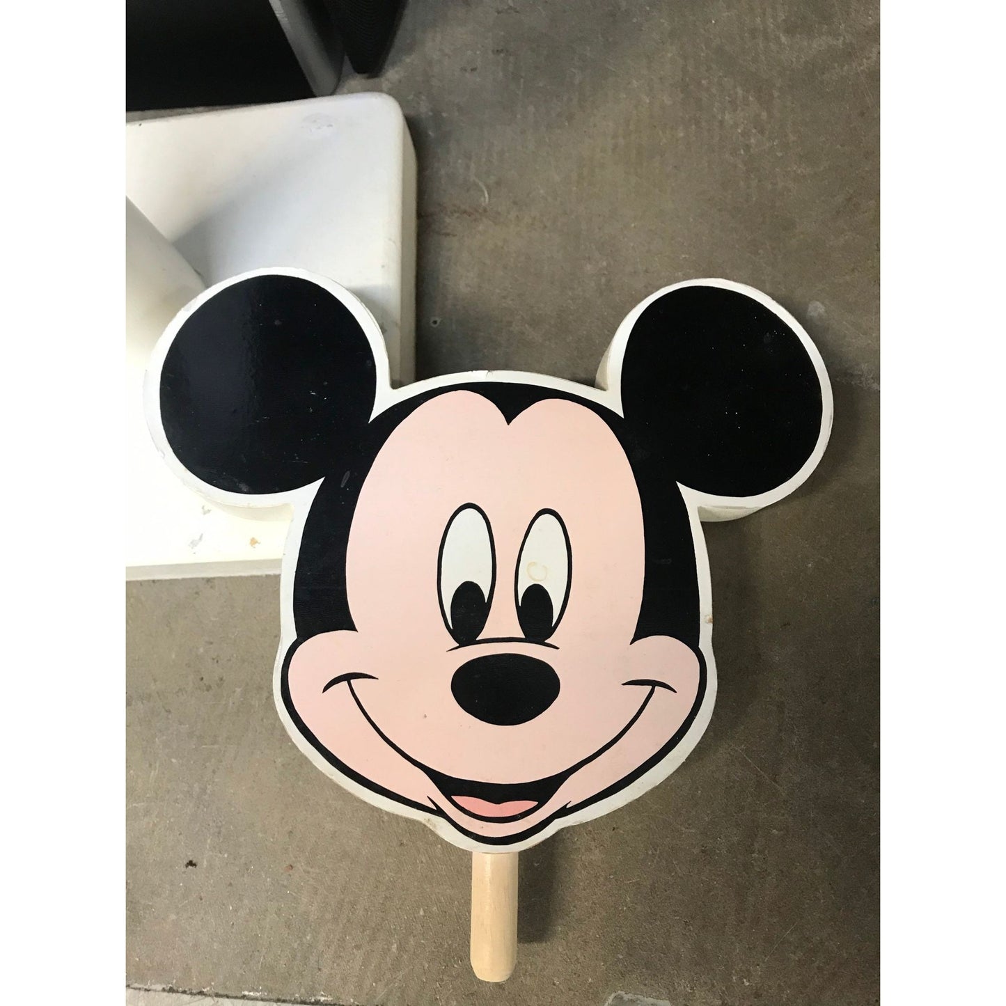 Vintage Mickey Mouse Paper Towel Stand Holder The Walt Disney Company 1987