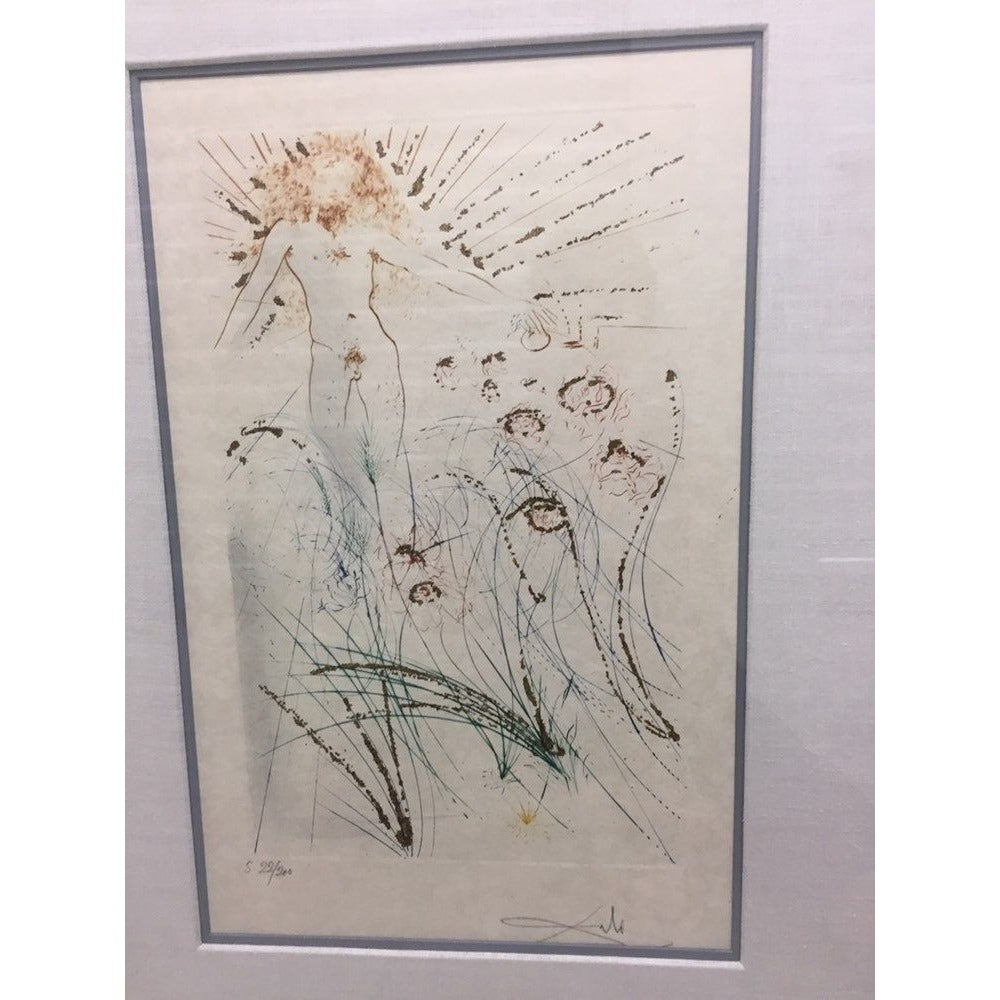 Salvador Dali 1971 “The Beloved Is As Fair” Song of Songs of Solomon Suite COA B. Ewell