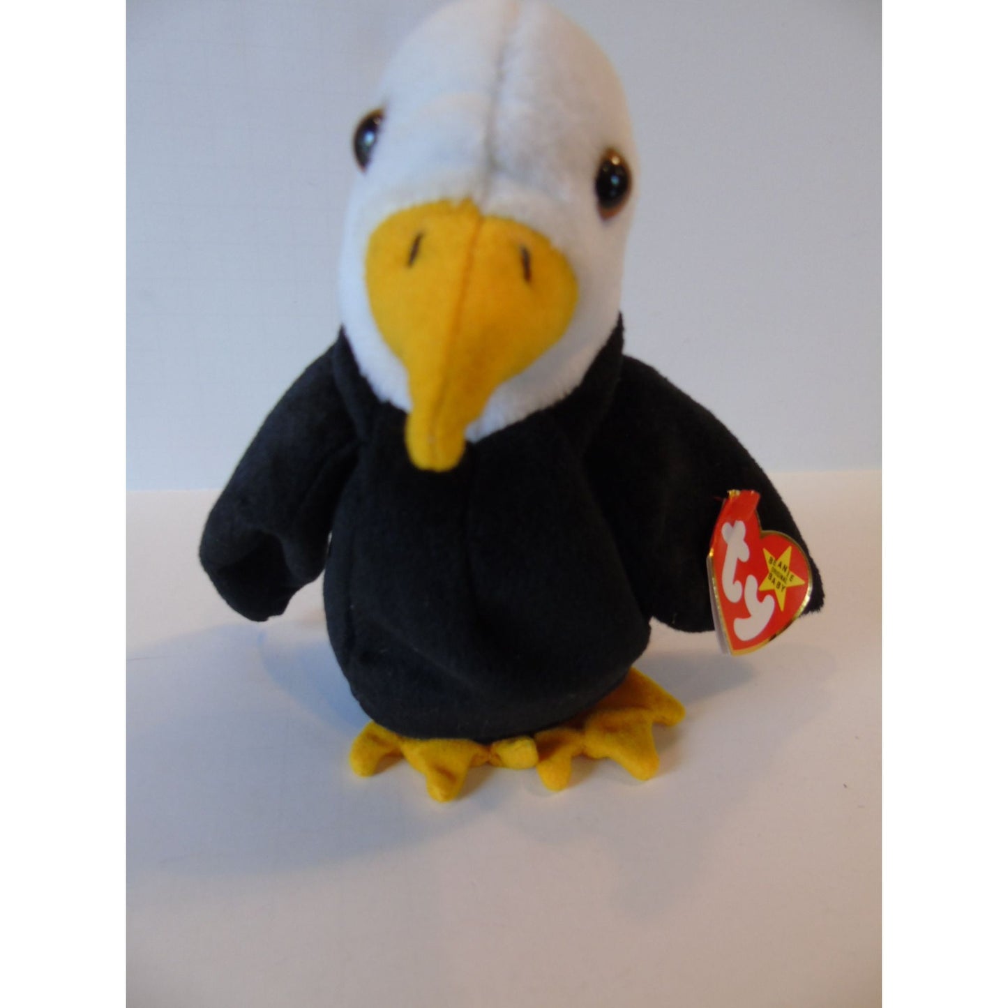 Ty Beanie Baby Baldy The Eagle New With Tag 2-12-96 Snowman Style 4074