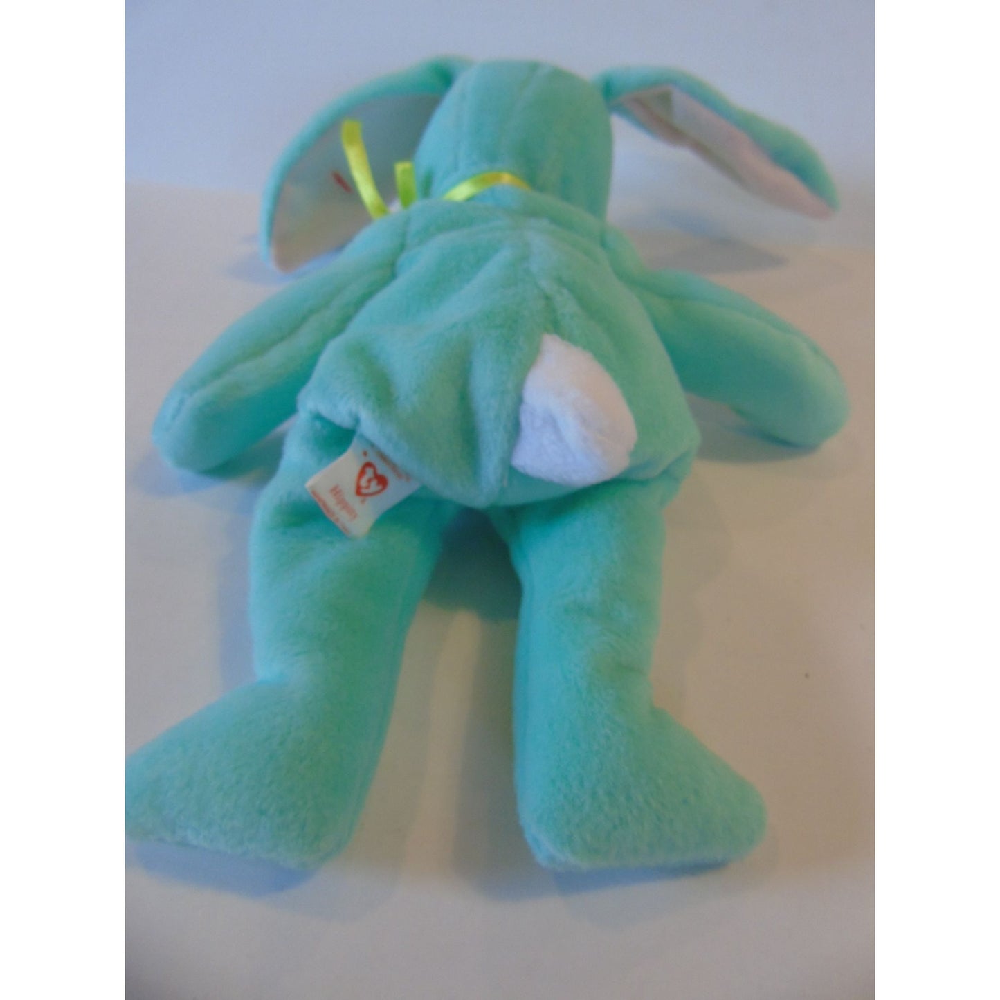 Ty Beanie Babies Hippity The Turquoise Bunny Birth Date 6-1-96 Style No. 4119