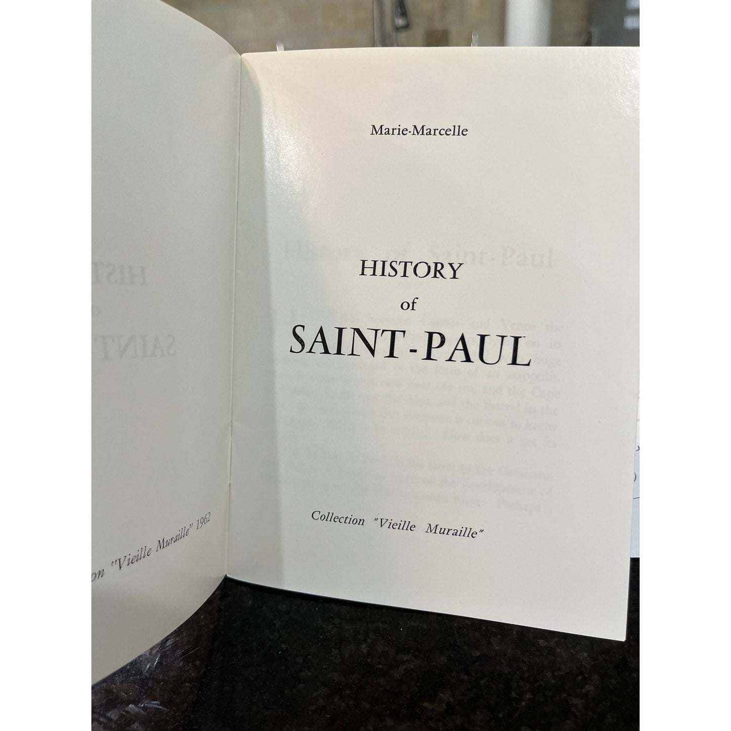 Vintage History of Saint-Paul Unknown Binding – January 1, 1973 by Marie-Marcelle (Author)