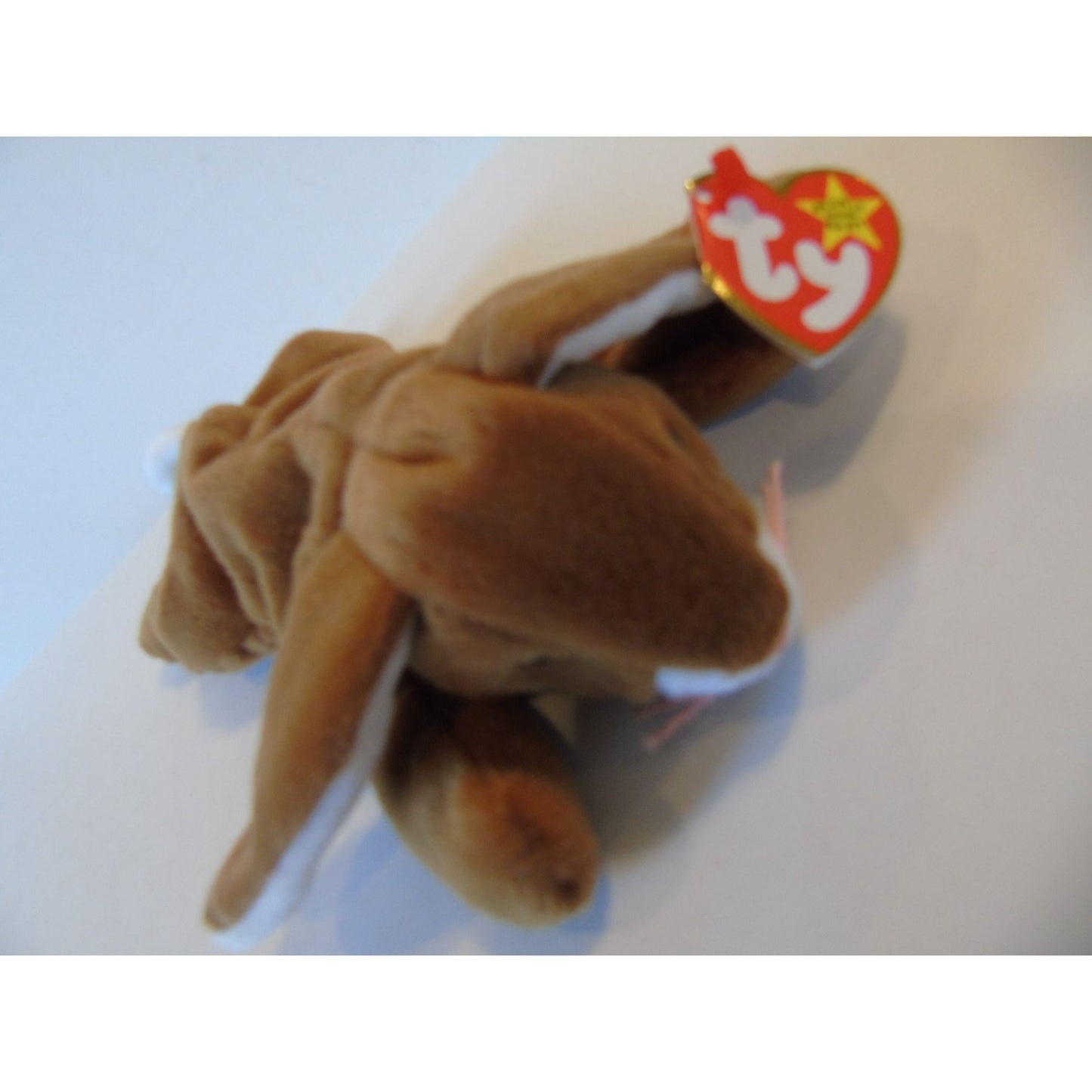 Ty Beanie Babies Ears The Bunny Rabbit Birth Date 6-18-96 Style No. 4018