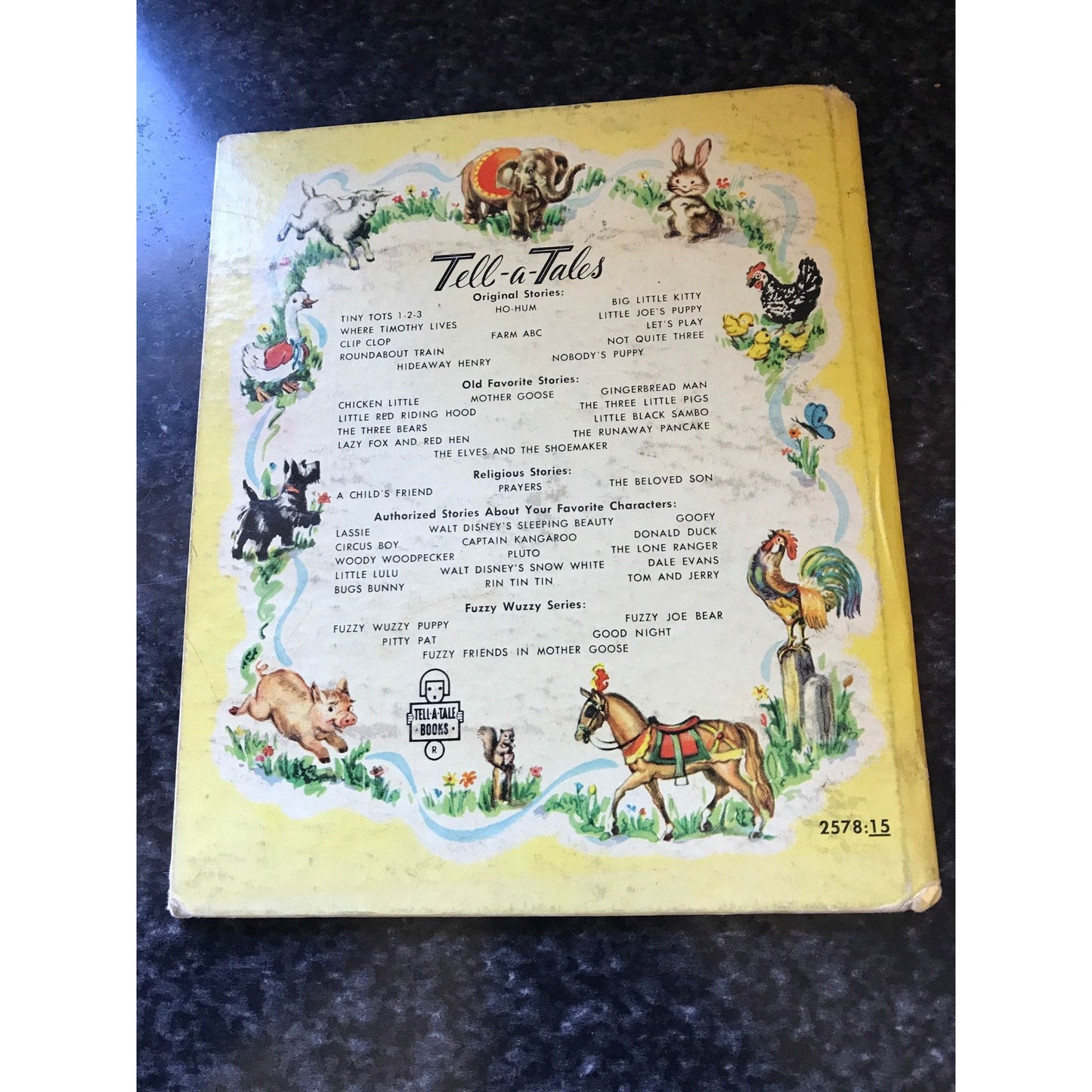 Vtg 1957 Walt Disney's Snow White and the Seven Dwarfs Whitman Tell a Tale Book Nursery Disney Princess