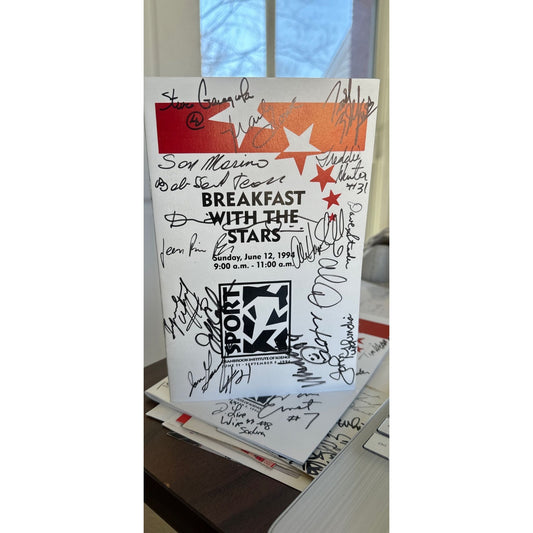 Vtg June 12, 1994 Cranbrook Institute Of Science MI SPORT Program Signed "Breakfast With The Stars" Signed By Athletic Stars