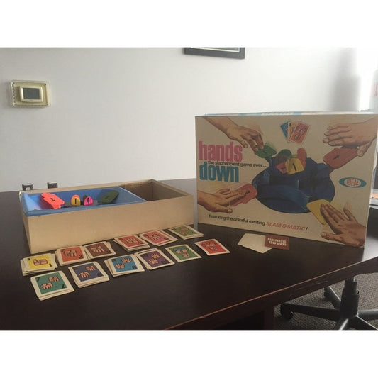 1964 Ideal Hands Down Slam-O-Matic Board Game Vintage Complete Game